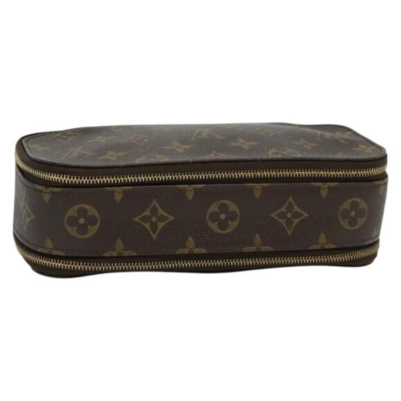 LOUIS VUITTON Monogram Trousse Blush GM Cosmetic Pouch LV Auth - Picture 1 of 16